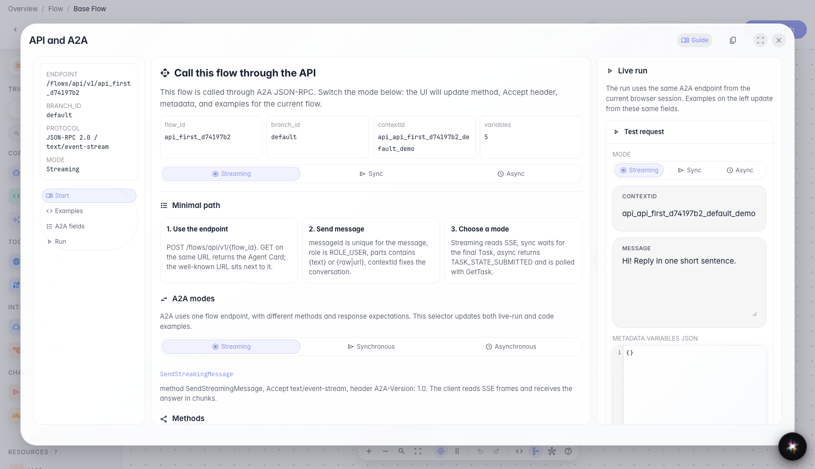 Review the Start tab