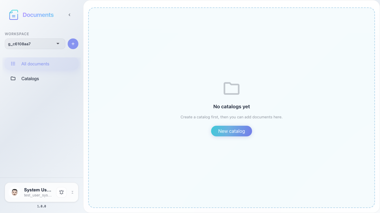 File explorer loaded